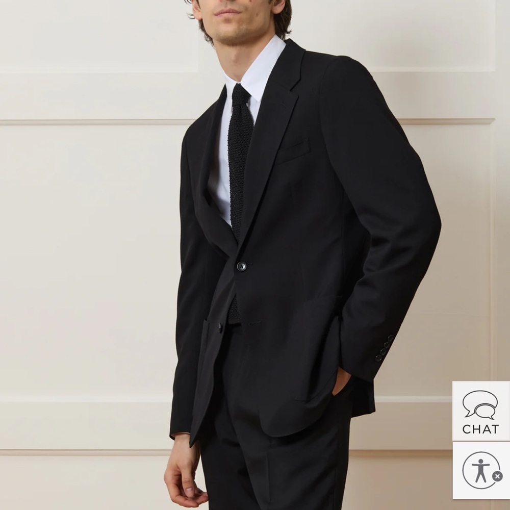 Todd Snyder Italian gabardine Madison jacket in black